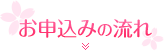 お申込みの流れ